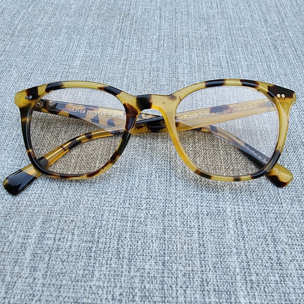 NWOT Oliver Peoples Cayson Glasses*Frames / YTB - Sandwash - Picture 3 of 12